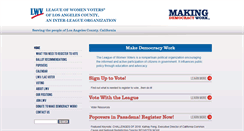 Desktop Screenshot of lacilo.ca.lwvnet.org