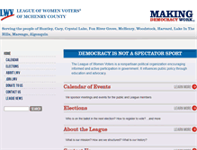 Tablet Screenshot of mchenrycounty.il.lwvnet.org